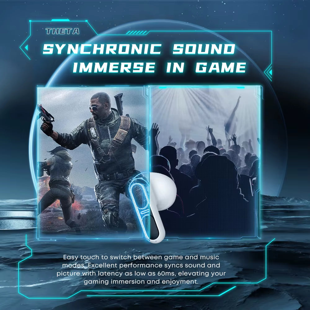 Best Sallers 2022 Electronics Products Tws Gaming Headphones Wireless Bluetooth 5.3 Earbuds Bluetooth Earphones