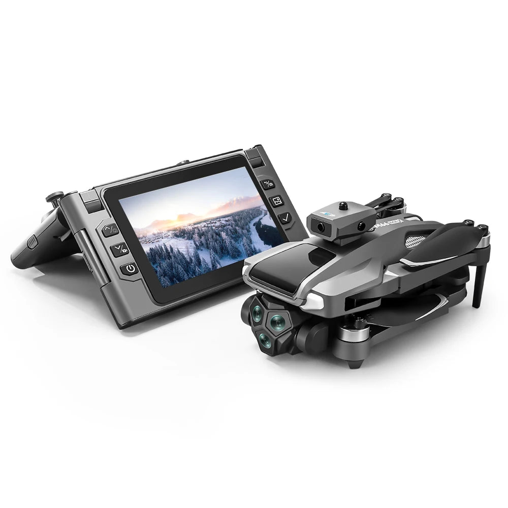 NEW M66 MAX Mini Drone with Cameras Obstacle Avoidance Brushless Folding Screen Remote Control Quadcopter Drone