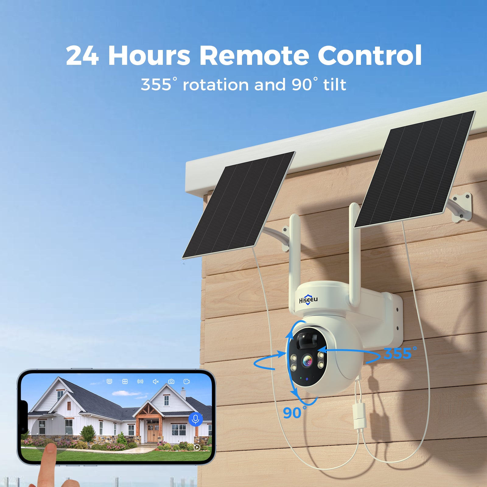 CAMERA DE SURVEILLANCE SOLAIRE HAUTE PERFORMANCE
