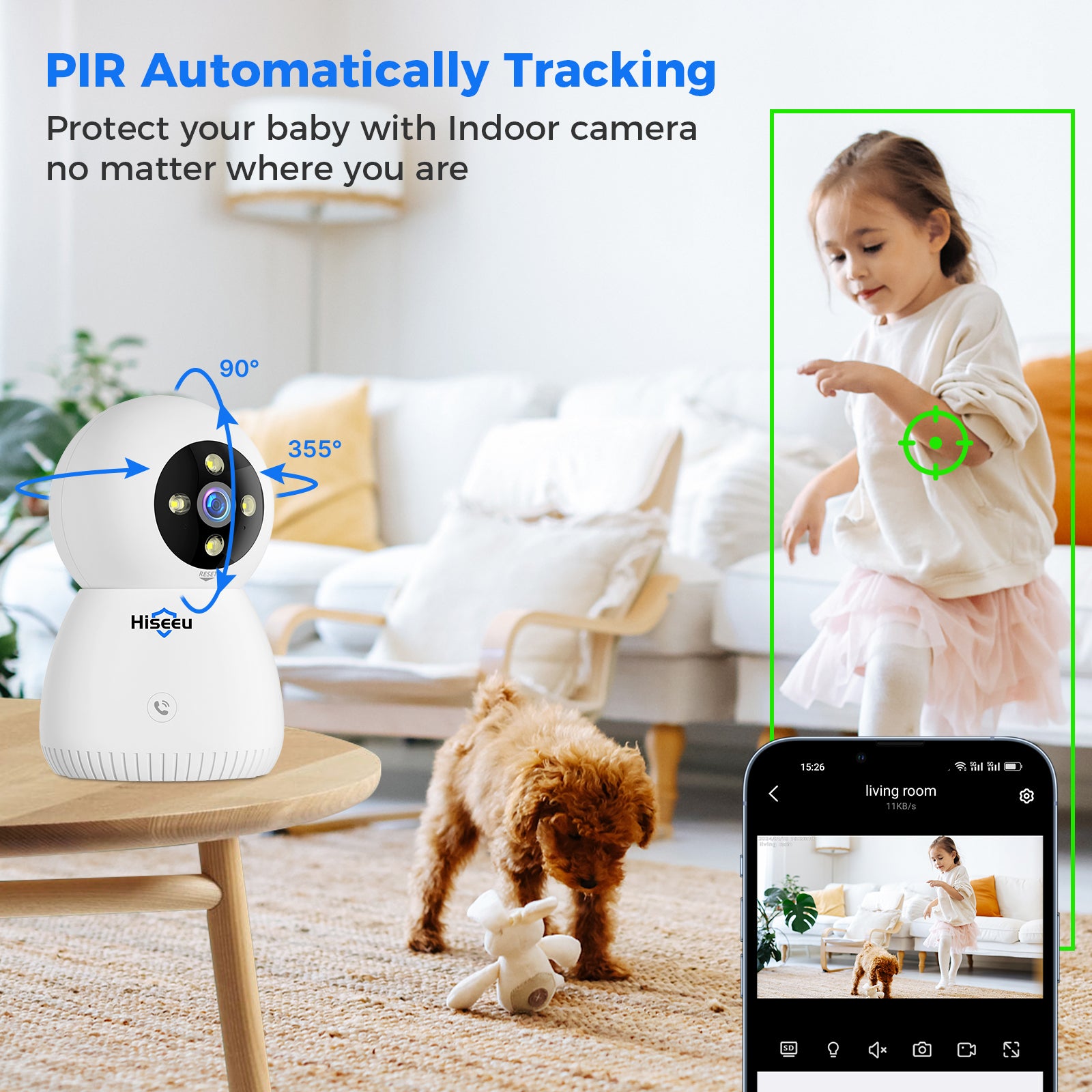 CAMERA DE CONTROLE A DISTANCE CHAMBRE ENFANTS