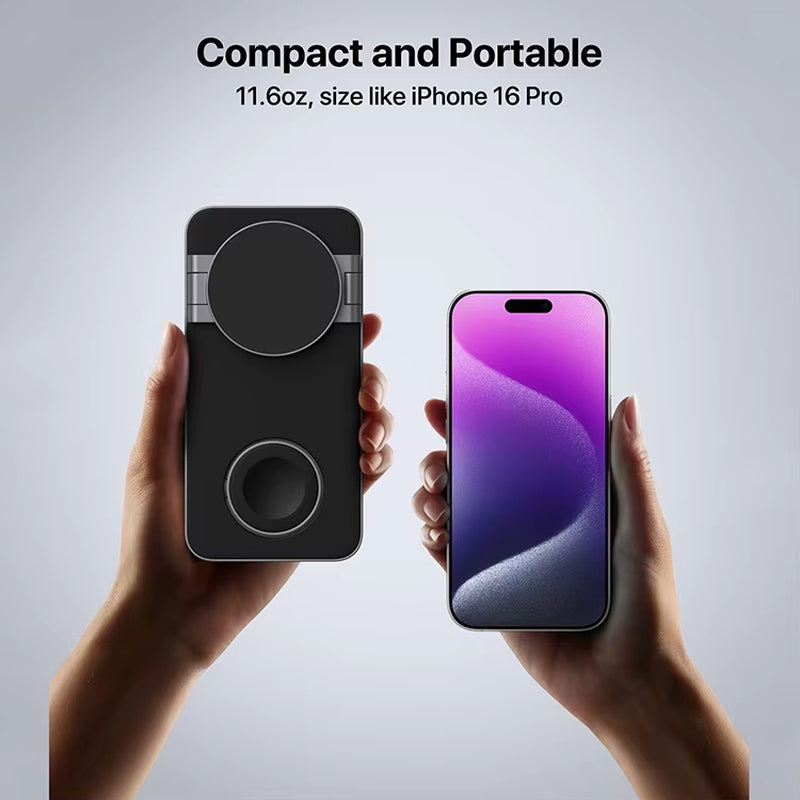 Wireless Charger Magnetic 3 in 1 Fast Charging Station 15W 3In1 Mobile Phone Smart Watch Stand for Apple Iphone 16 15 14 13 12